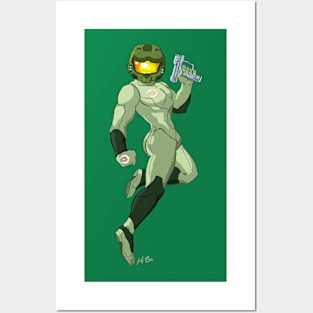 Zero Suit Master Chief Posters and Art